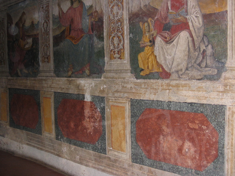 Wall at San Benedetto Monastery