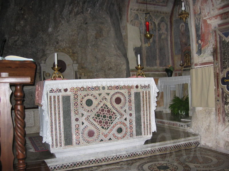 Altar at San Benedetto Monastery