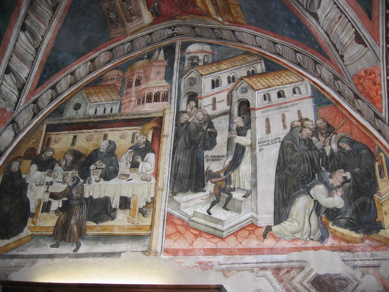 Artwork at San Benedetto Monastery