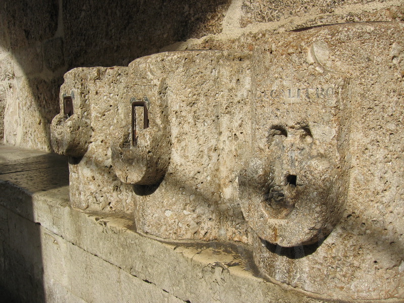 standard measures at the church in Norcia