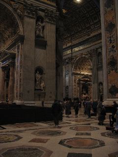 Inside St Peters