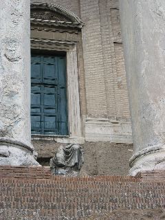 Forum (Christian door shows ground level)