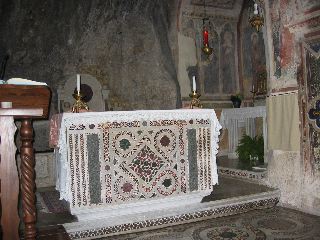 Altar at San Benedetto Monastery