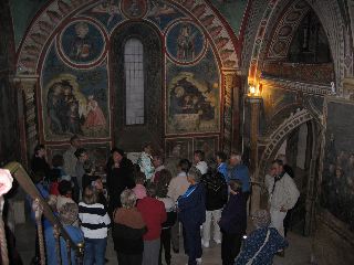 Artwork at San Benedetto Monastery