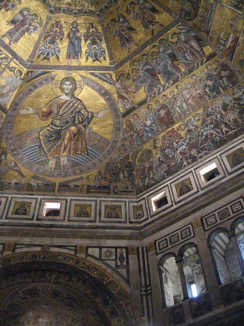 inside the baptistry