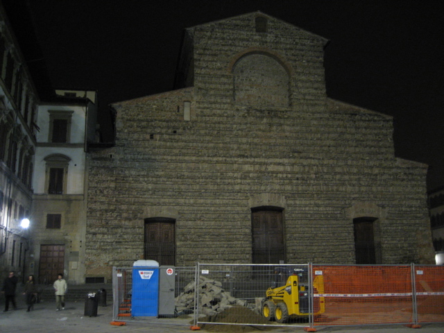 Basilica di San Lorenzo's unfinished facade