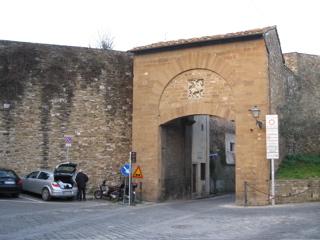 Gate near Fort Belvedere