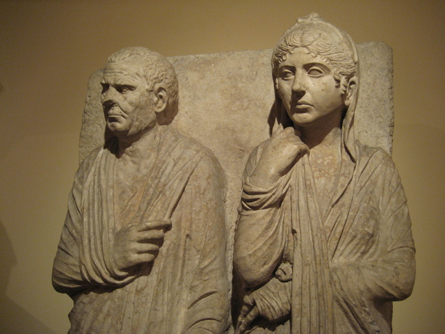 Funery relief from the Via Statilia, Centrale Montemartini