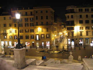 from the Spanish Steps