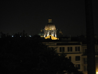from the top of the Spanish Steps