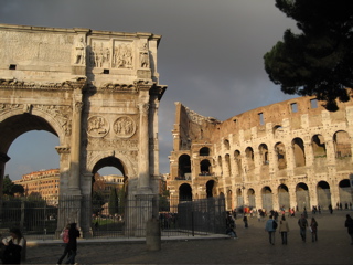 Arco e Colosseo