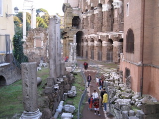 Teatro di Marcello from Portico d'Ottavia