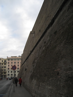 walls of the Vatican City