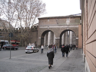 North Gate to Piazza di San Pietro