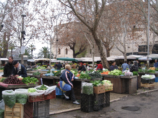 Fruit Market outside Diocletian's Palace