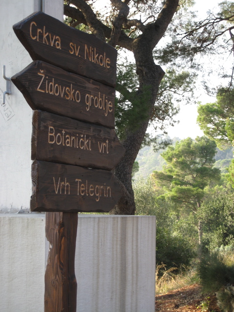 Sign on the trail