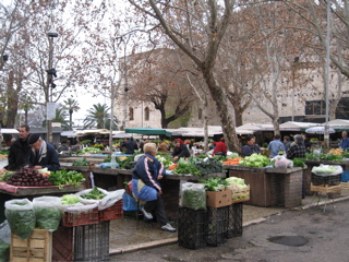 Fruit Market outside Diocletian's Palace