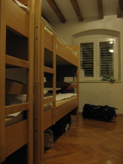 hostel bunks