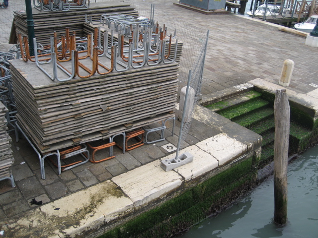 Raised walkways at Piazza San Marco