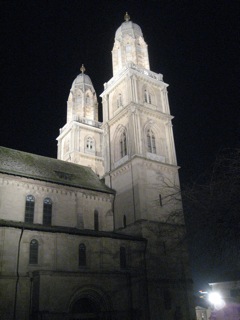 Zuerich, Grossmuensterplatz