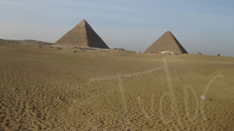 Pyramids at Giza, Egypt, January 2009 - 03