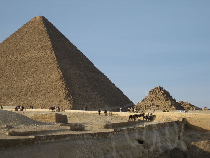 Pyramids at Giza, Egypt, January 2009 - 16