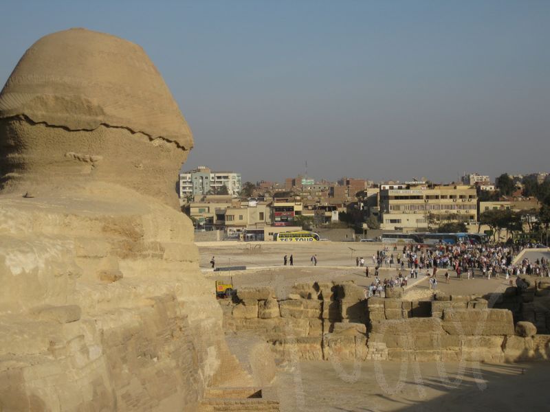 Sphinx and Giza, Egypt, January 2009 - 17