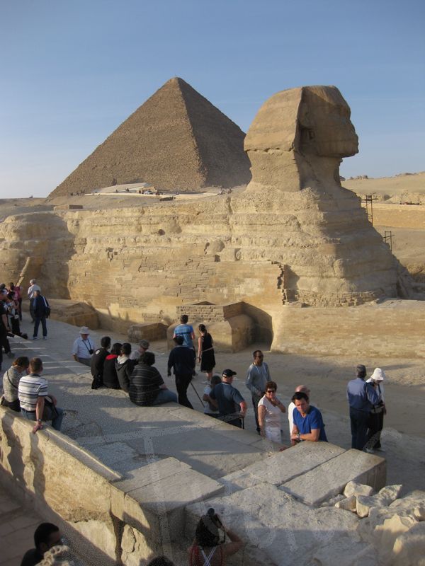 Sphinx and Pyramids at Giza, Egypt, January 2009 - 18