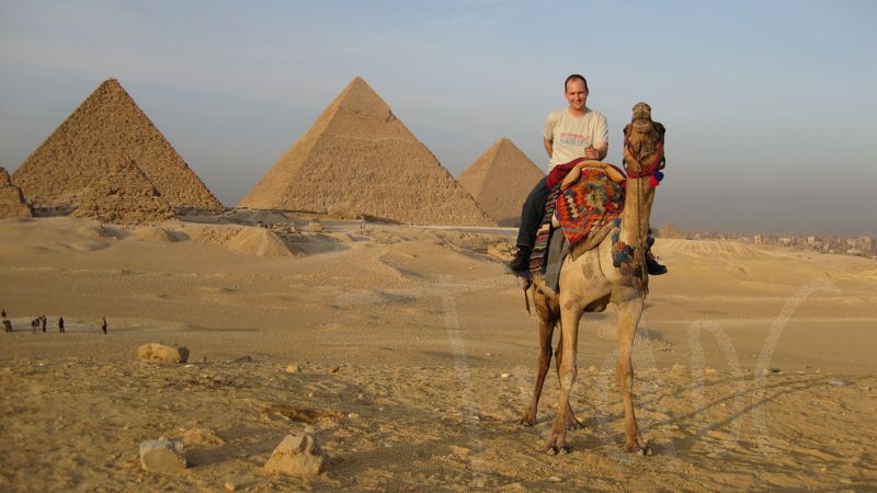 Pyramids at Giza, Egypt, January 2009 - 45