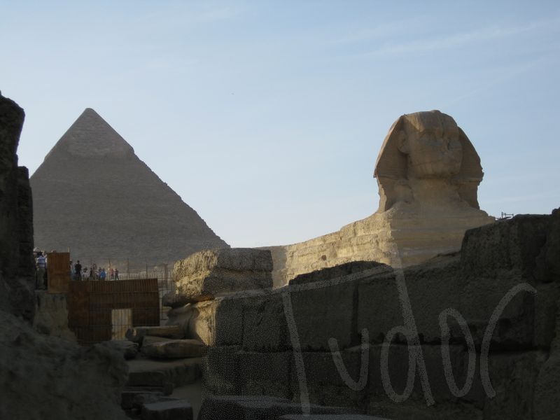 Sphinx at Giza, Egypt, January 2009 - 09