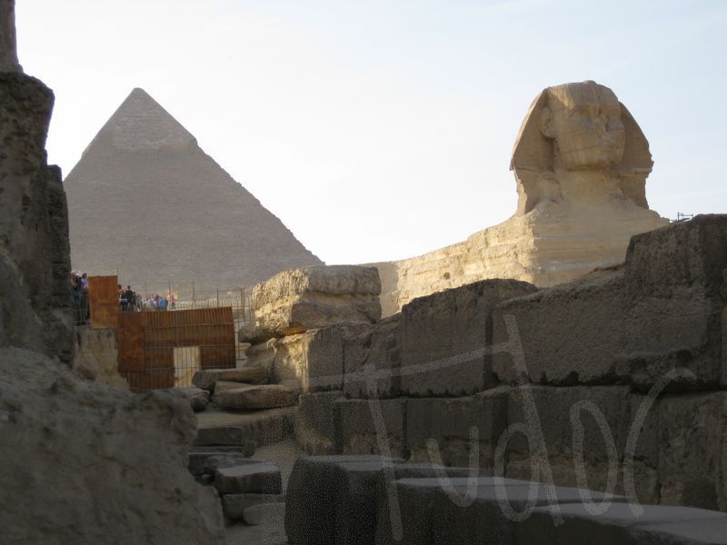 Sphinx at Giza, Egypt, January 2009 - 10