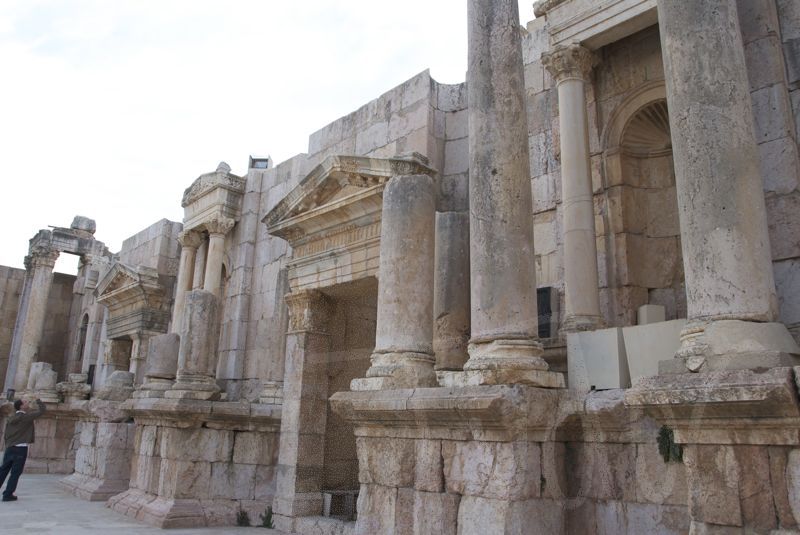 At the other theater in Jerash