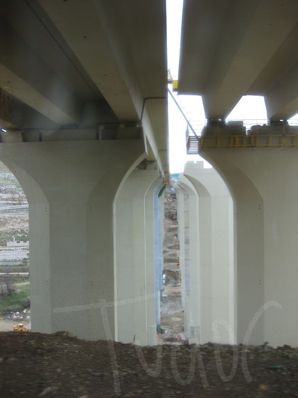 Bridge on highway bombed in 2006 by Israel