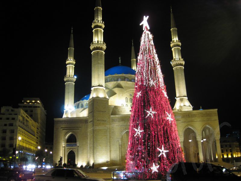 LB, Beirut - Martyr's Square at Christmas